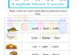 Short vowels Worksheet 09