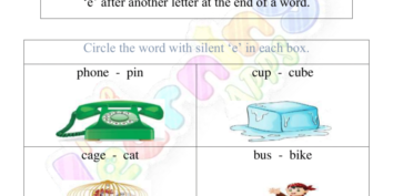 Silent-e worksheet 09