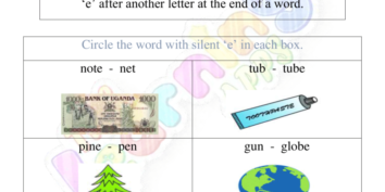 Silent-e worksheet 10