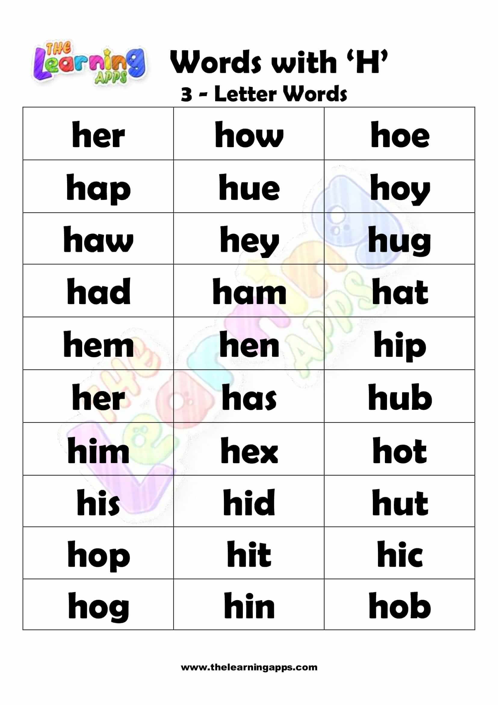 H For Kids H 