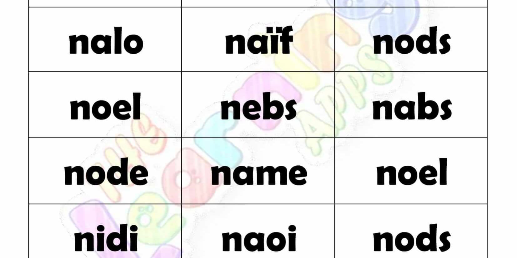 4 LETTER WORD STARTING WITH N-3 4 LETTER WORD STARTING WITH N-3