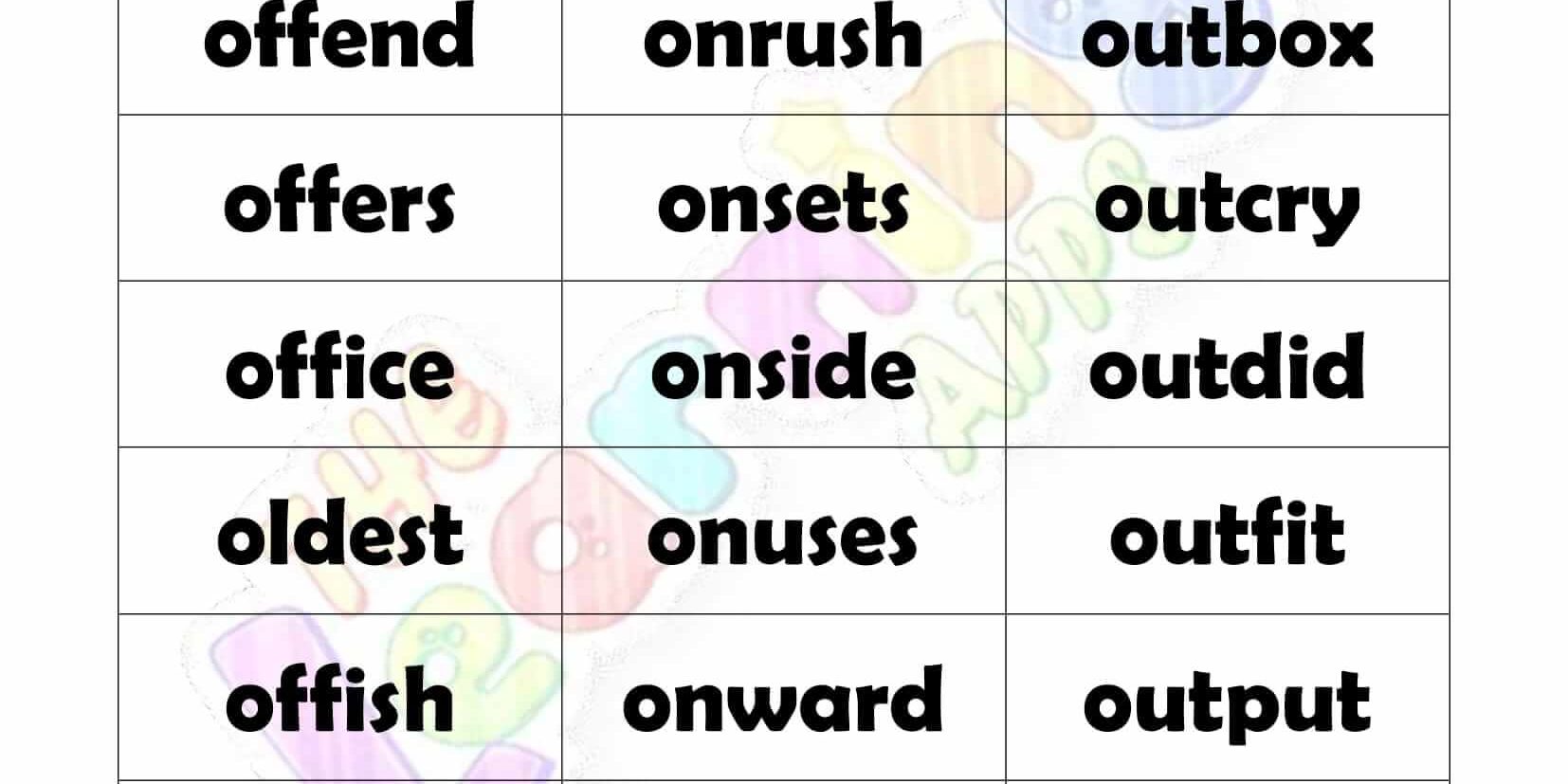 6 LETTER WORD STARTING WITH O-3