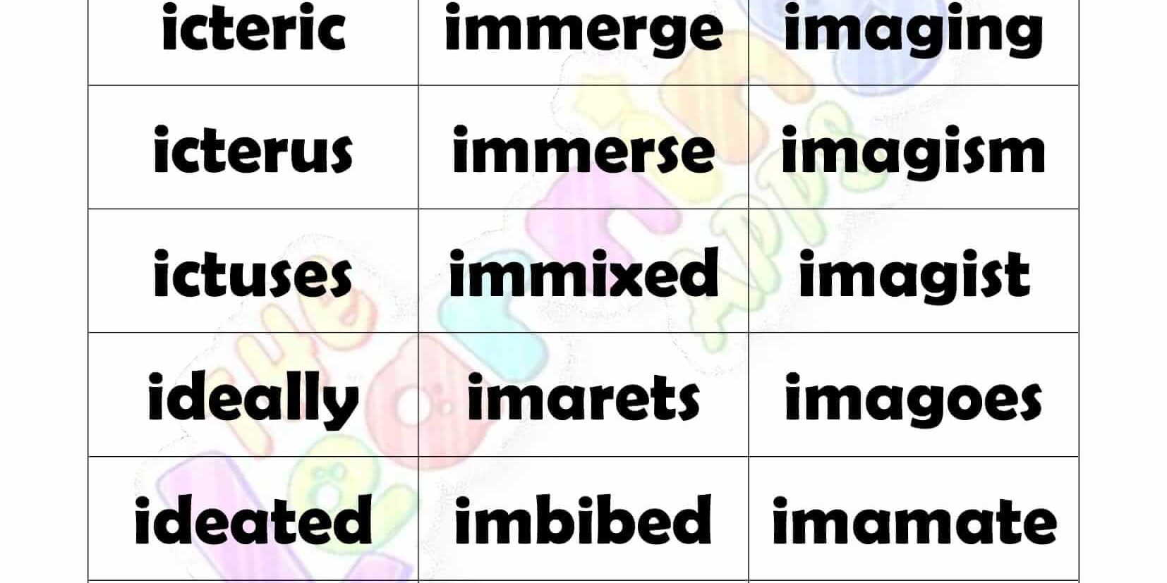7 LETTER WORD STARTING WITH I-2