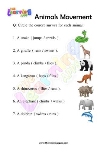 Try Our Free Printable Basic Needs Of Animals Worksheet 09