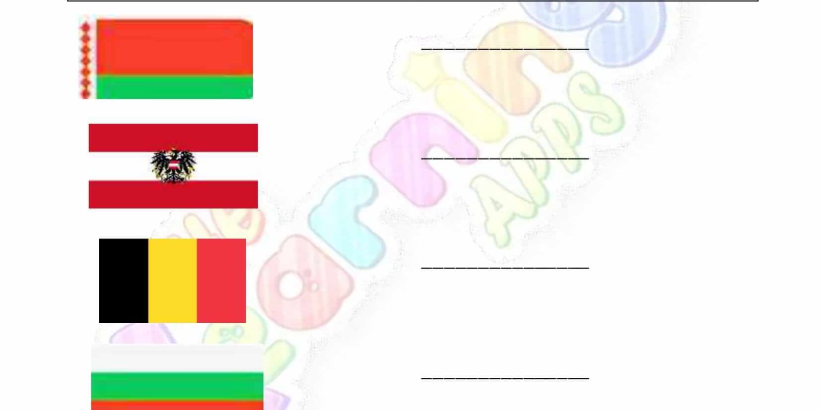 Flag Worksheet 07