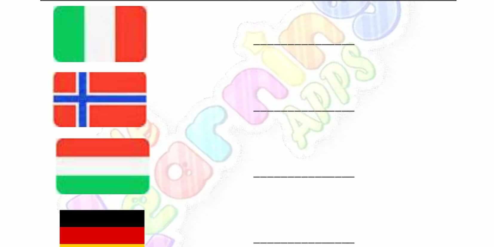 Flag Worksheet 08