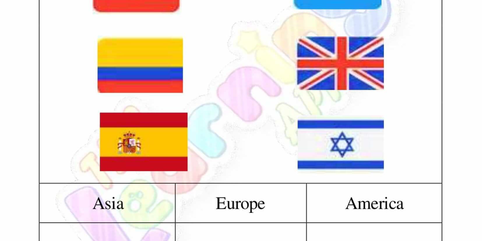 Flag Worksheet 09