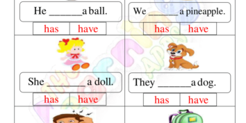 Has and Have Worksheets 10 Has and Have Worksheets 10