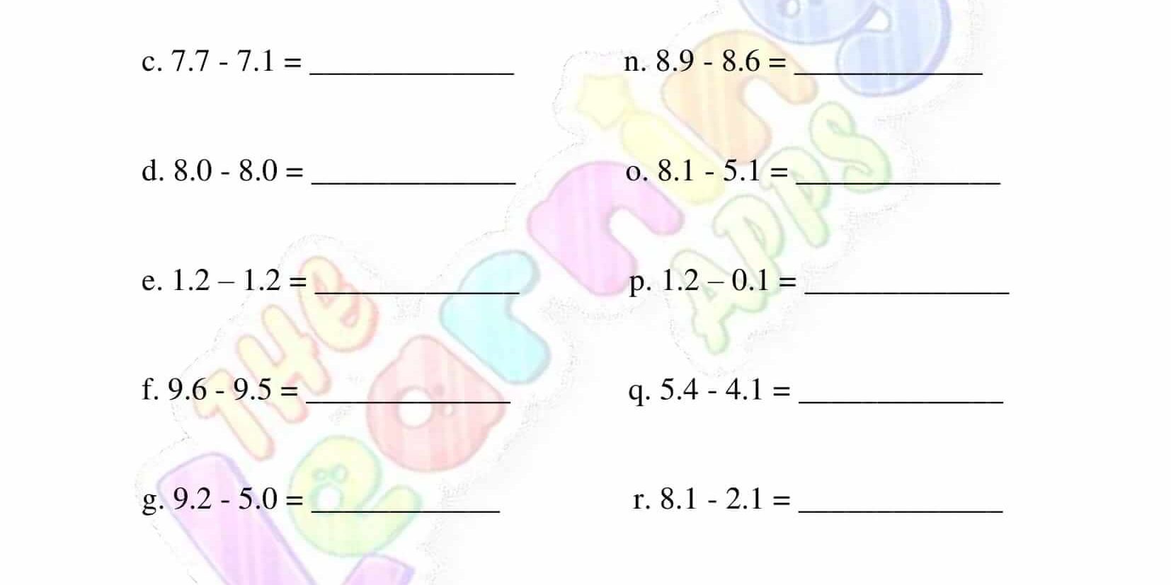 Decimals 04