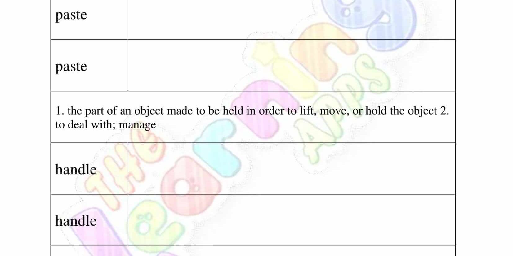Multiple Meaning Words - Grade 2 - Activity 2