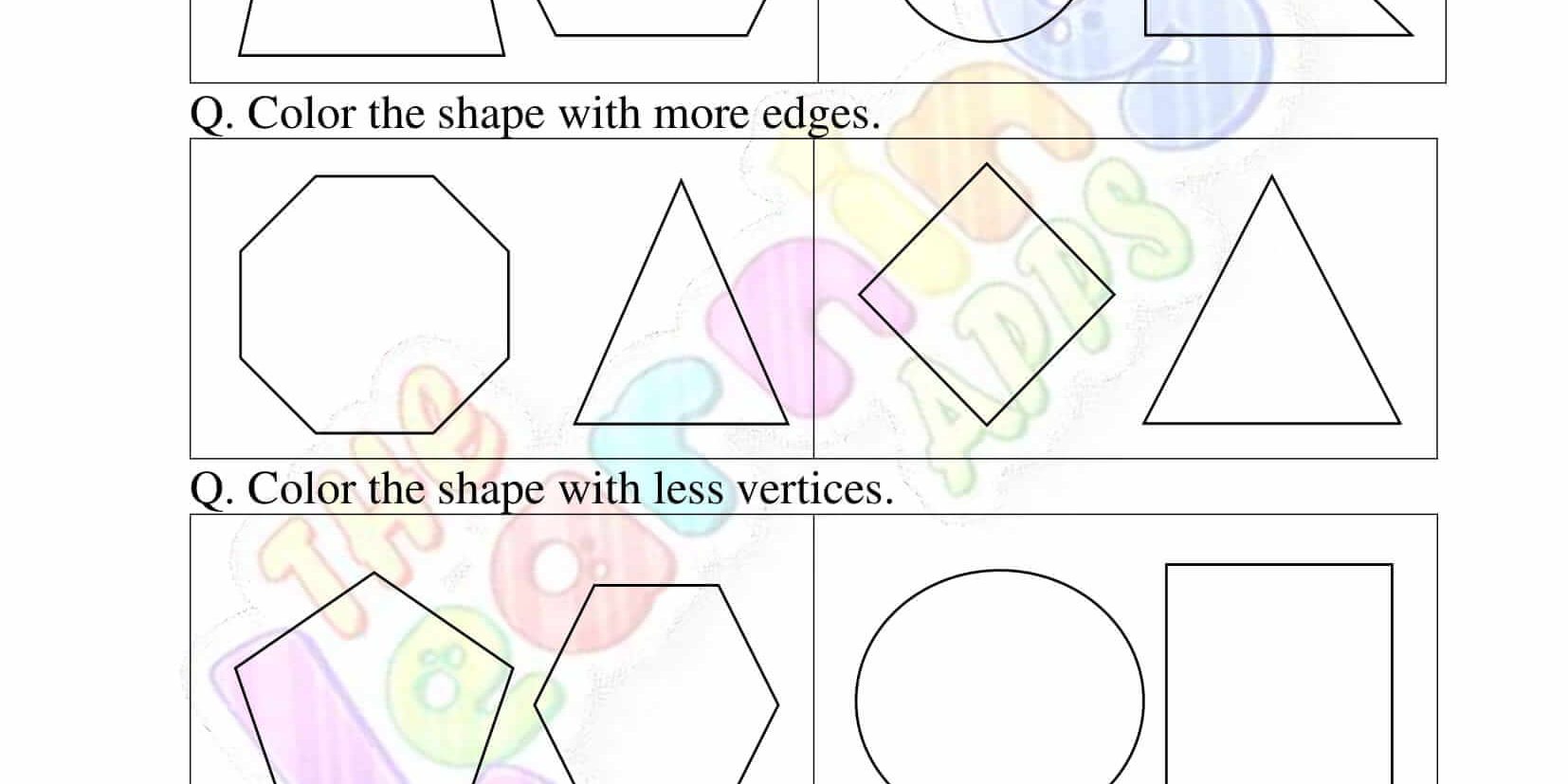 Geometrical Shapes - Grade 2 - Activity 7