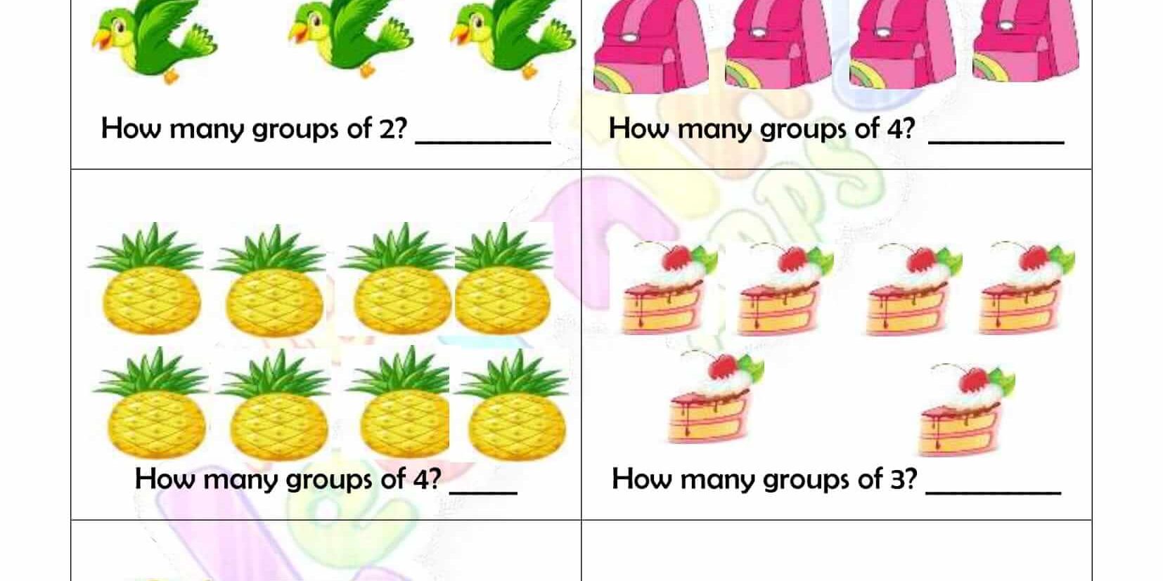 How Many Worksheet - Grade 2 - Activity 2