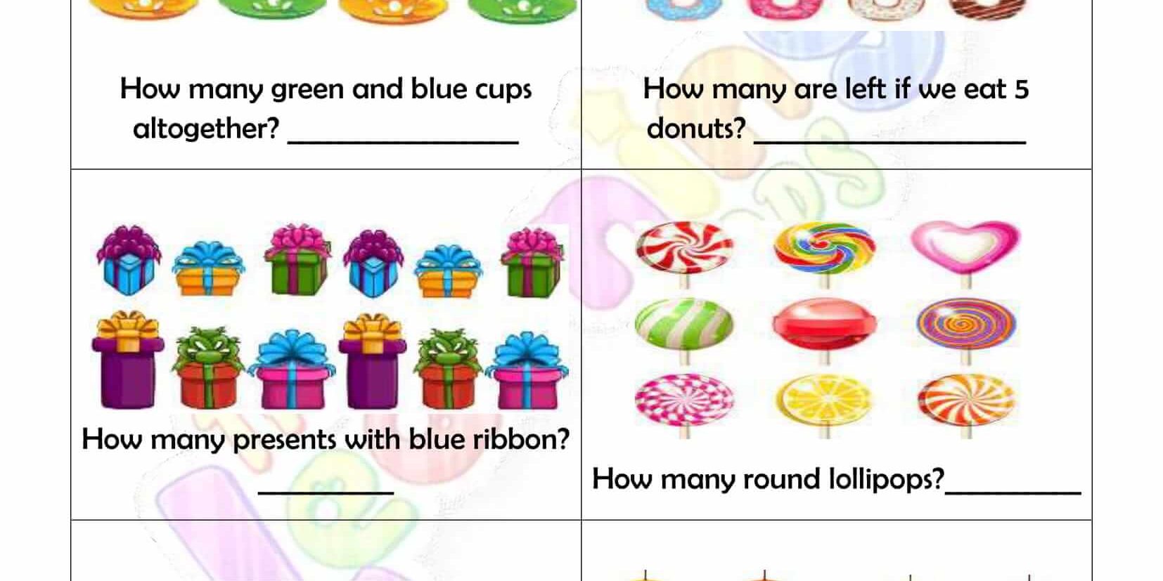How Many Worksheet - Grade 2 - Activity 4