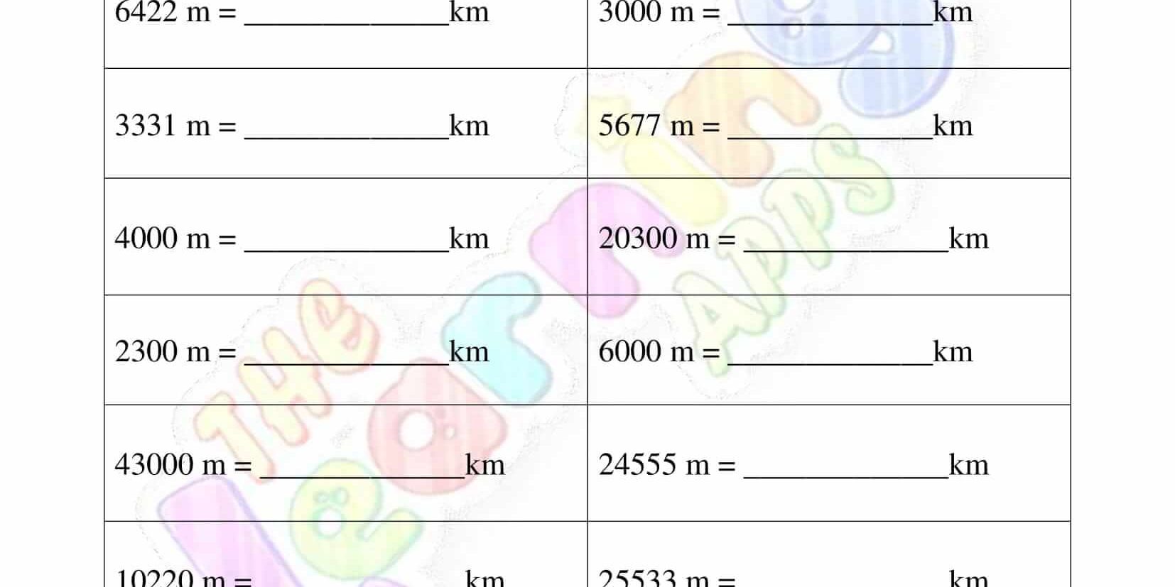 Measurement Worksheet - Grade 2 - Activity 12