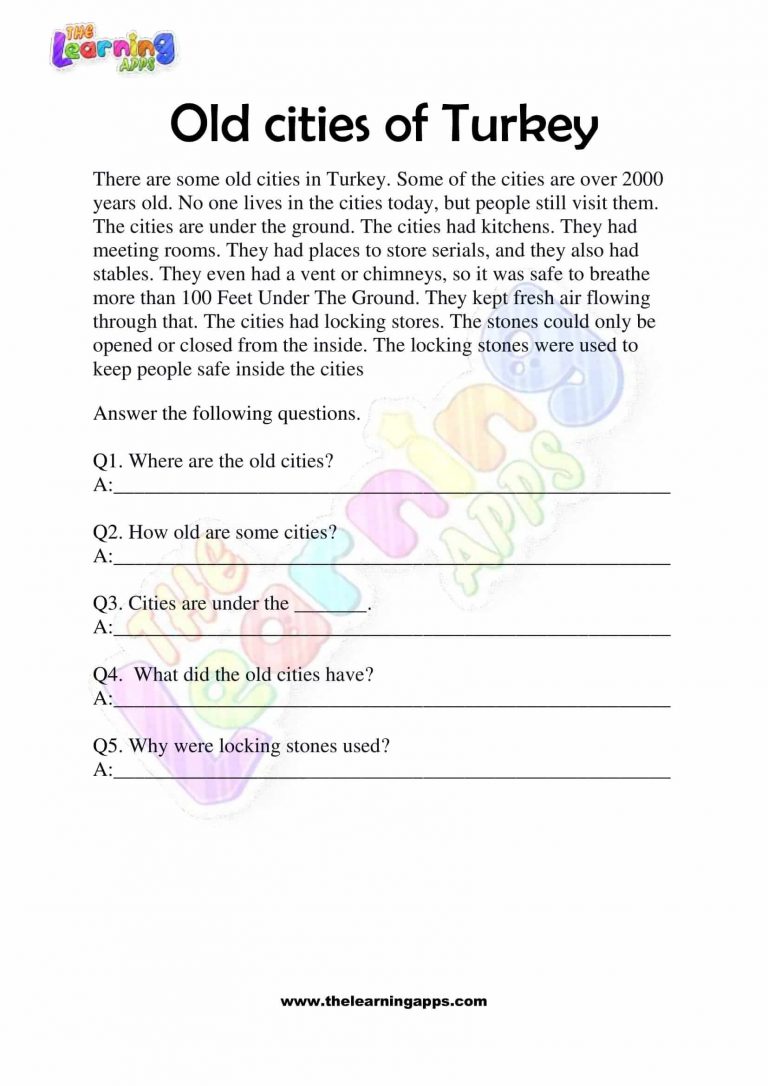 Free Non Fiction Reading Passages Worksheets for Grade 1