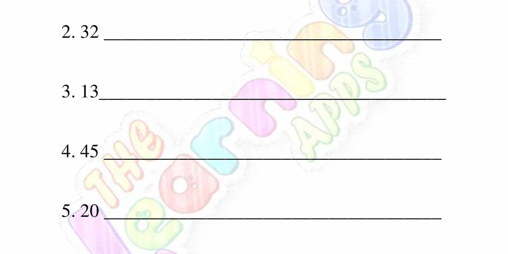 Prime Factors - Grade 2 - Activity 2