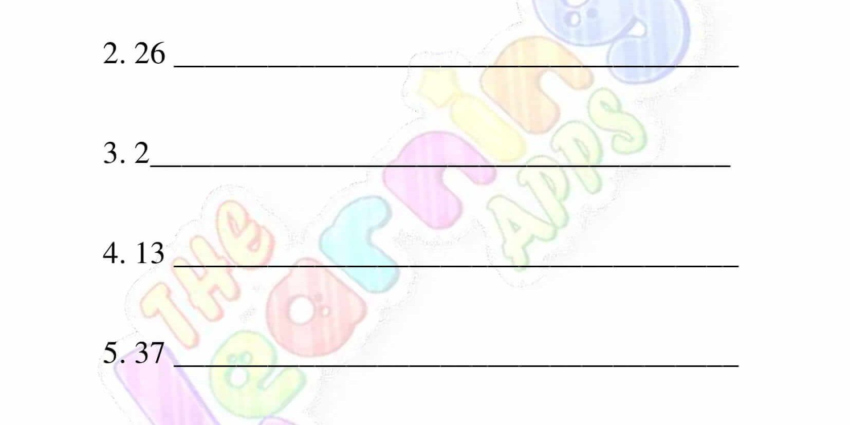 Prime Factors - Grade 2 - Activity 3