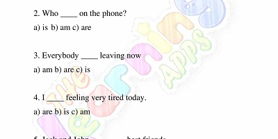 Be-Verbs-Worksheets-Grade-3-Activity-1
