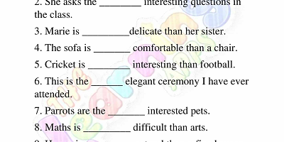 Comparative-Adjectives-Worksheets-Grade-3-Activity-6