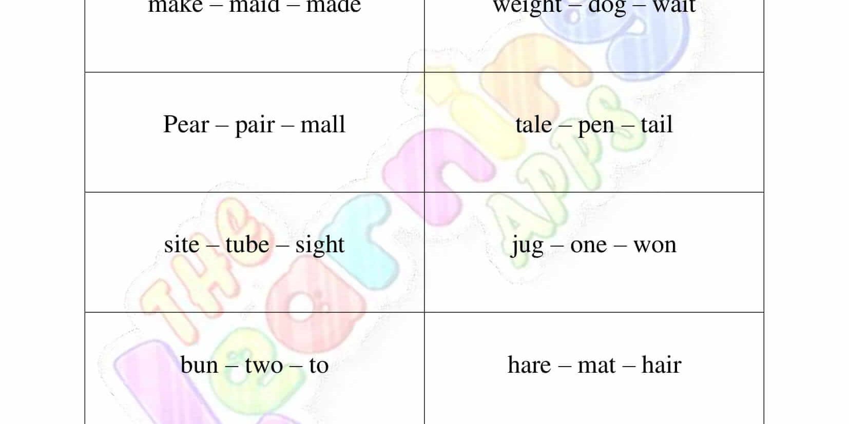 Homonyms-Worksheets-Grade-2-Activity-10