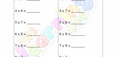 Mental-Multiplication-Worksheets-Grade-3-Activity-2