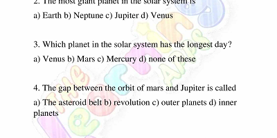 The-Solar-System-Worksheets-Grade-3-Activity-2