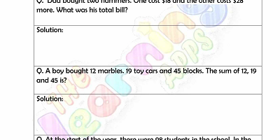 Word-Problem-with-Vocabulary-Worksheets-Grade-2-Activity-4