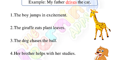 Present Tense Worksheet 1st Grade 4
