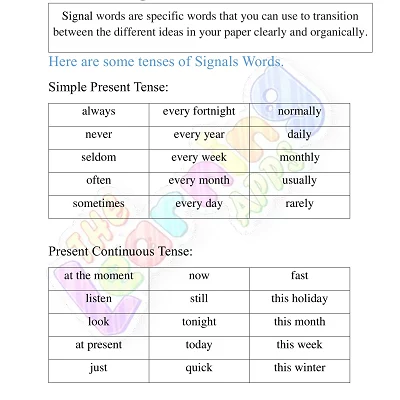 Signal-Words-Worksheets-for-Grade-2-Activity-1 Signal-Words-Worksheets-for-Grade-2-Activity-1