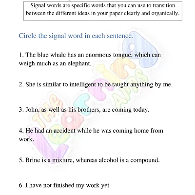 Signal-Words-Worksheets-for-Grade-3-Activity-1 Signal-Words-Worksheets-for-Grade-3-Activity-1