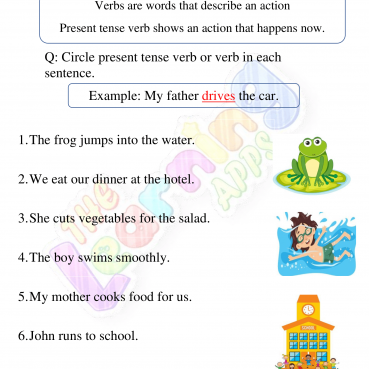 Simple Present Tense Worksheets for Grade 1 – Activity 1 Simple Present Tense Worksheets for Grade 1 - Activity 1