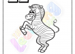 Animal Z Printable For Kids - Worksheet