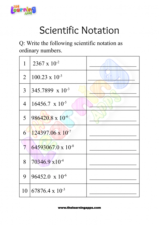 scientific notation worksheet grade 3-02