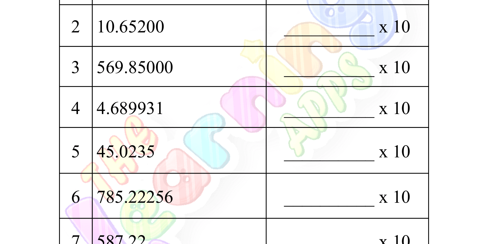 scientific notation worksheet grade 3-07