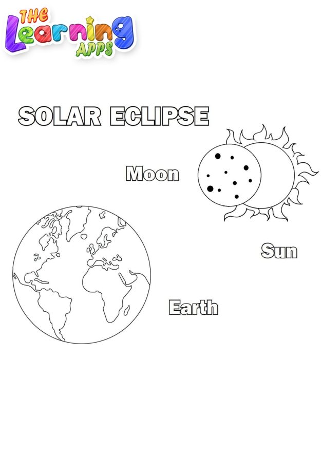 Solar Eclipse Worksheets for Kids