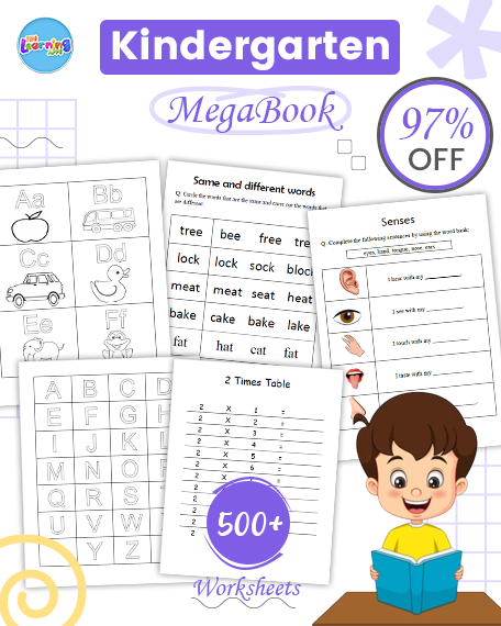 kindergarten worksheet bundle 500+ pages