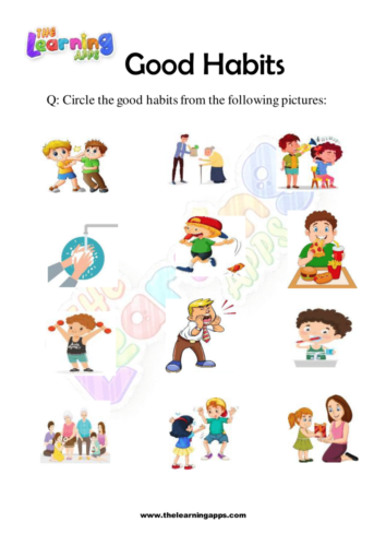 Good Habits Vs Bad Habits Worksheet For Grade 1-7, 52% OFF