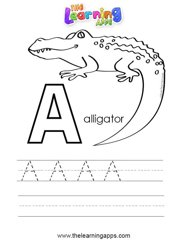 Letter A Worksheets For Kids Free Printables Of Letter A