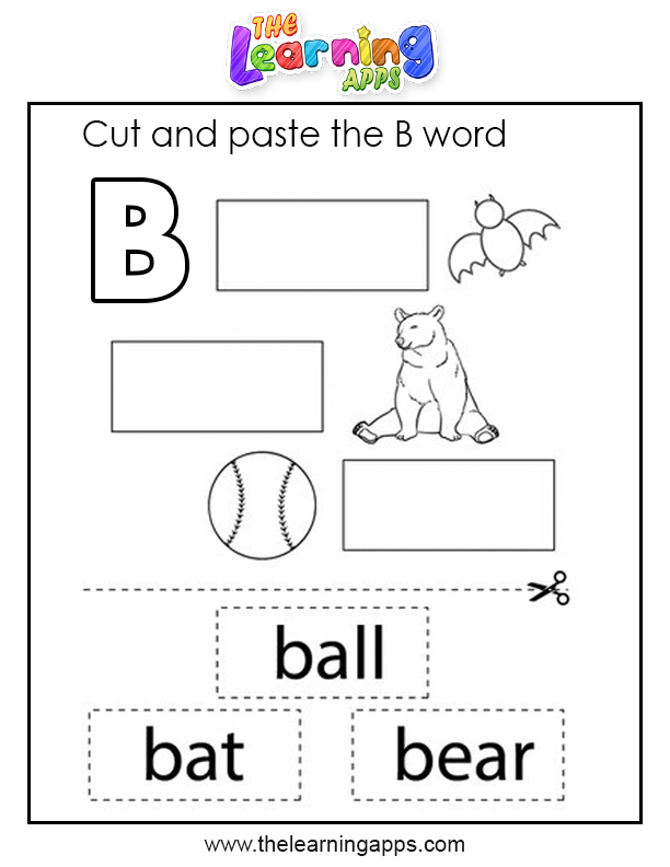 Free Letter B Worksheets For Preschoolers And Kindergarten